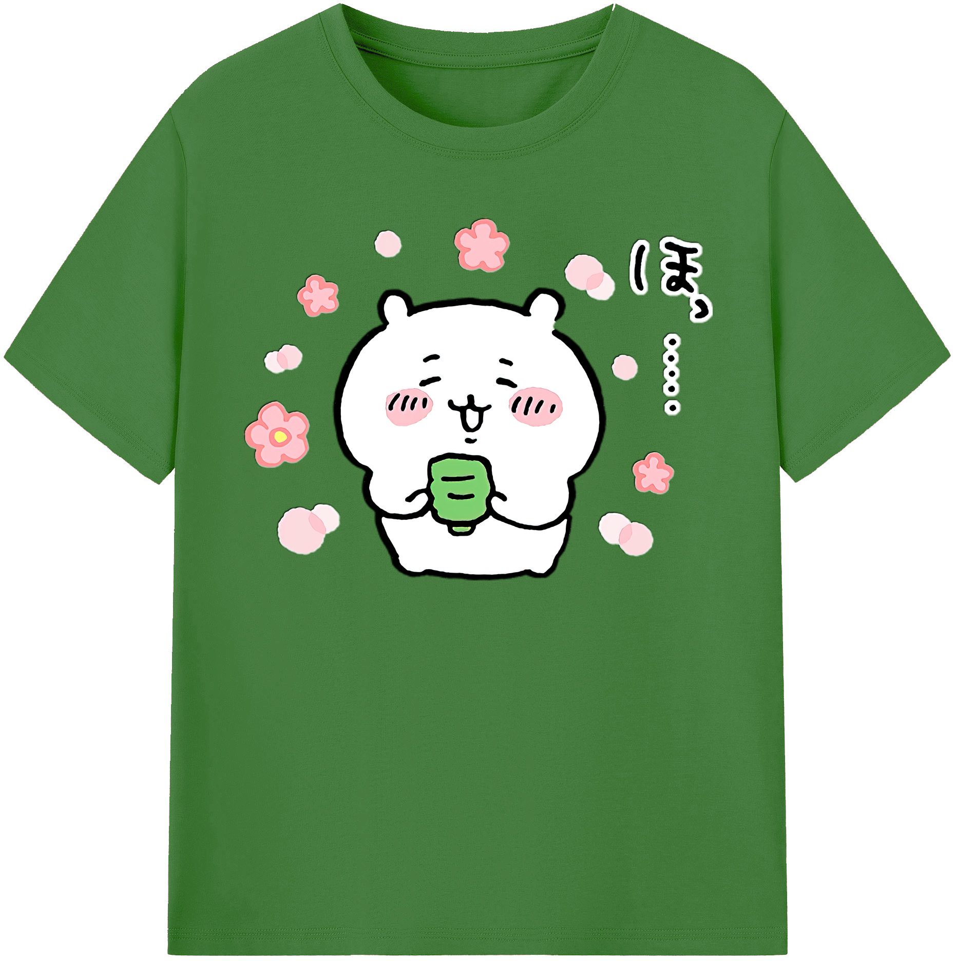 （画像用） ちいかわ ちいかわ Chii-kawa chiikawa レディースカジュアルプリントTシャツ（綿100％）